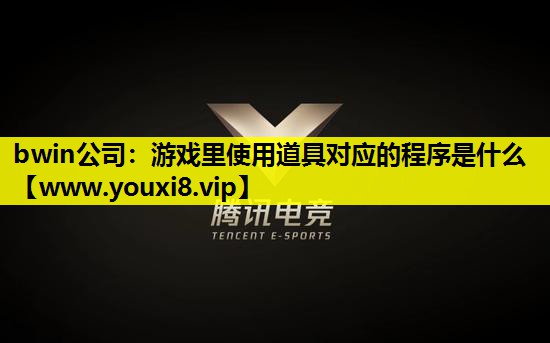 bwin公司：游戏里使用道具对应的程序是什么